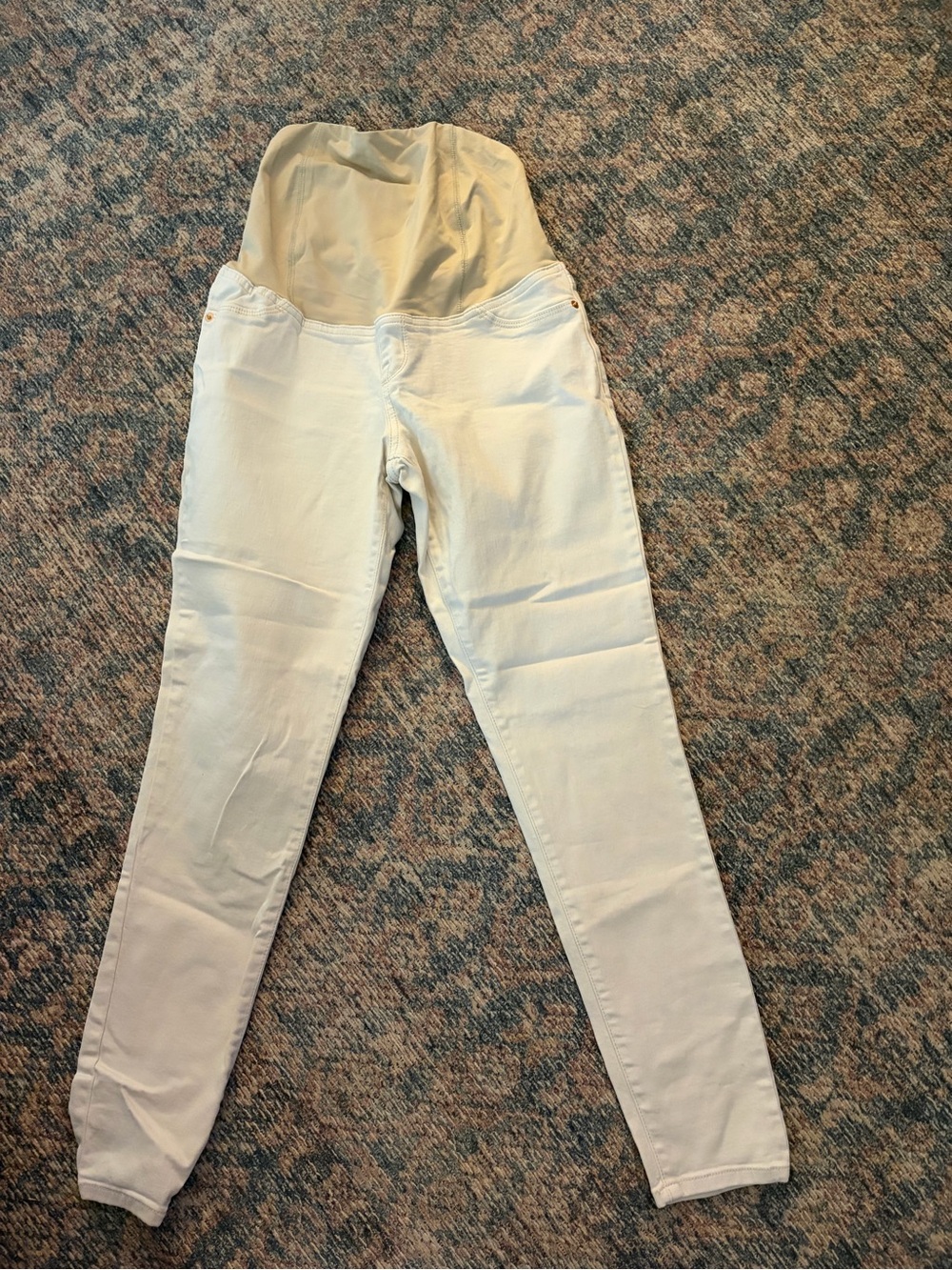 White Isabel Maternity Jeans